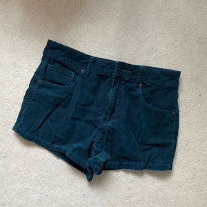 Corduroy shorts